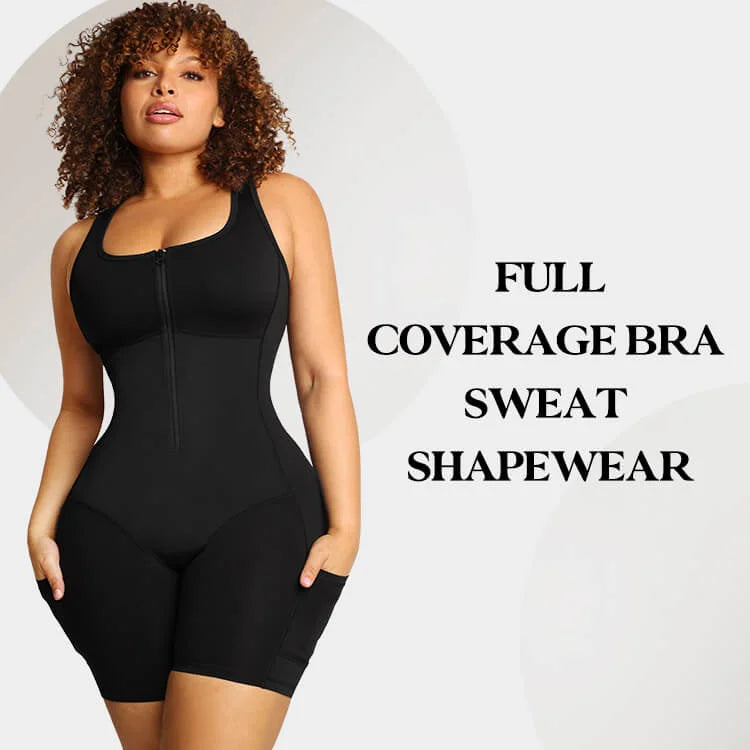 Stretch Athletic Bodyshaper With Pockets