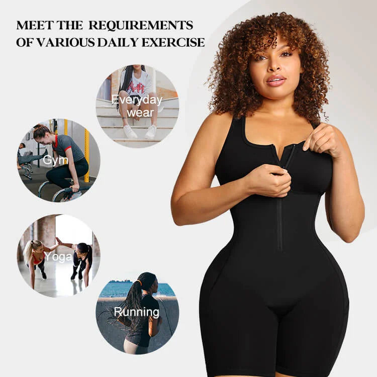 Stretch Athletic Bodyshaper With Pockets