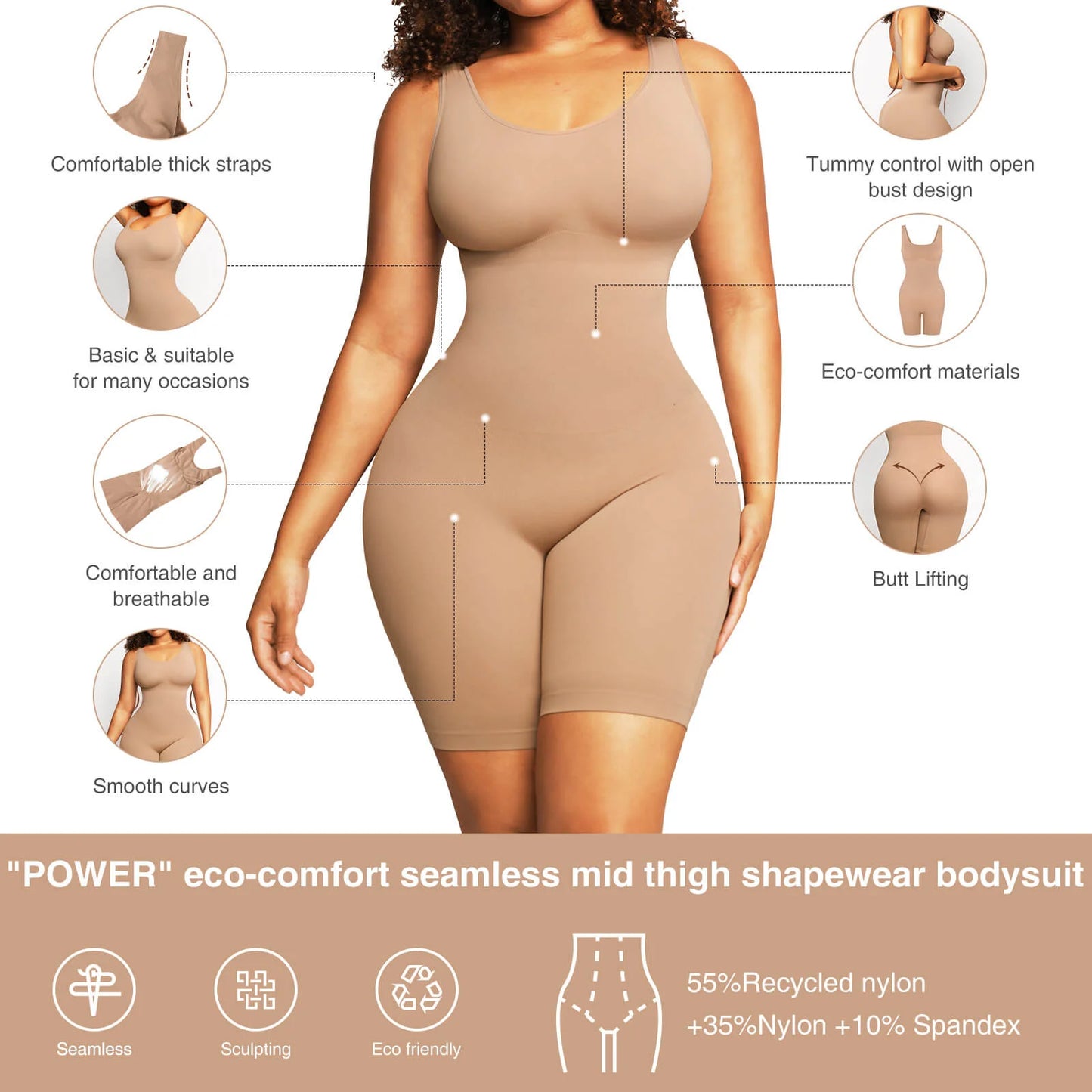 Seamless Outerwear Jumpsuit