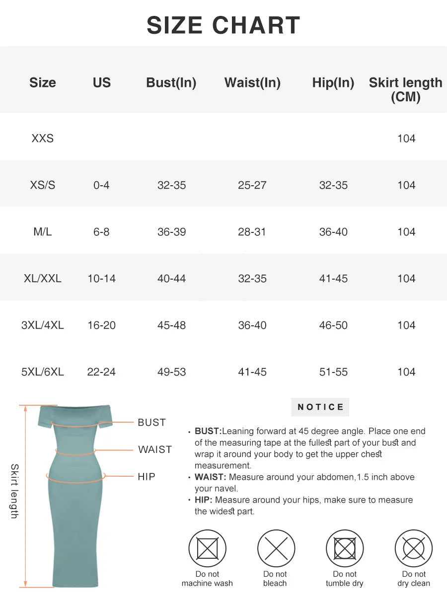 Off Shoulder Body Con Shapewear Dress