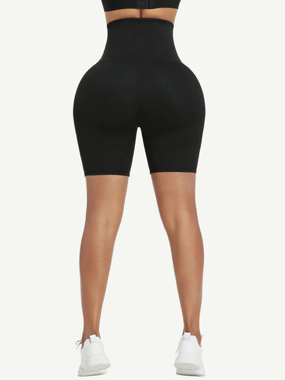 Neoprene High Waist Shorts Yoga Workout Fitness Shorts