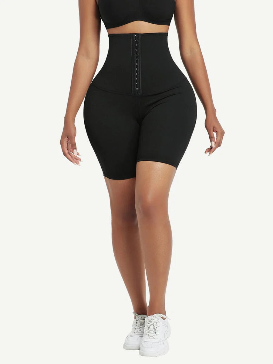 Neoprene High Waist Shorts Yoga Workout Fitness Shorts