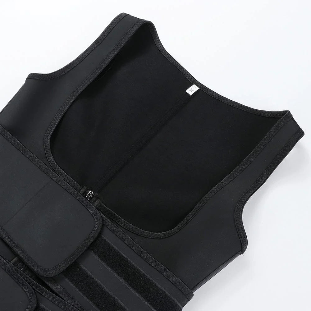 High-Compression Double-Belt Latex Vest Waist Trainer