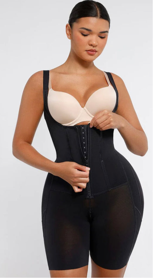 Post Surgery U-Shaped Bust Support Two Steel Bones Waist and Abdomen Control Shapewear