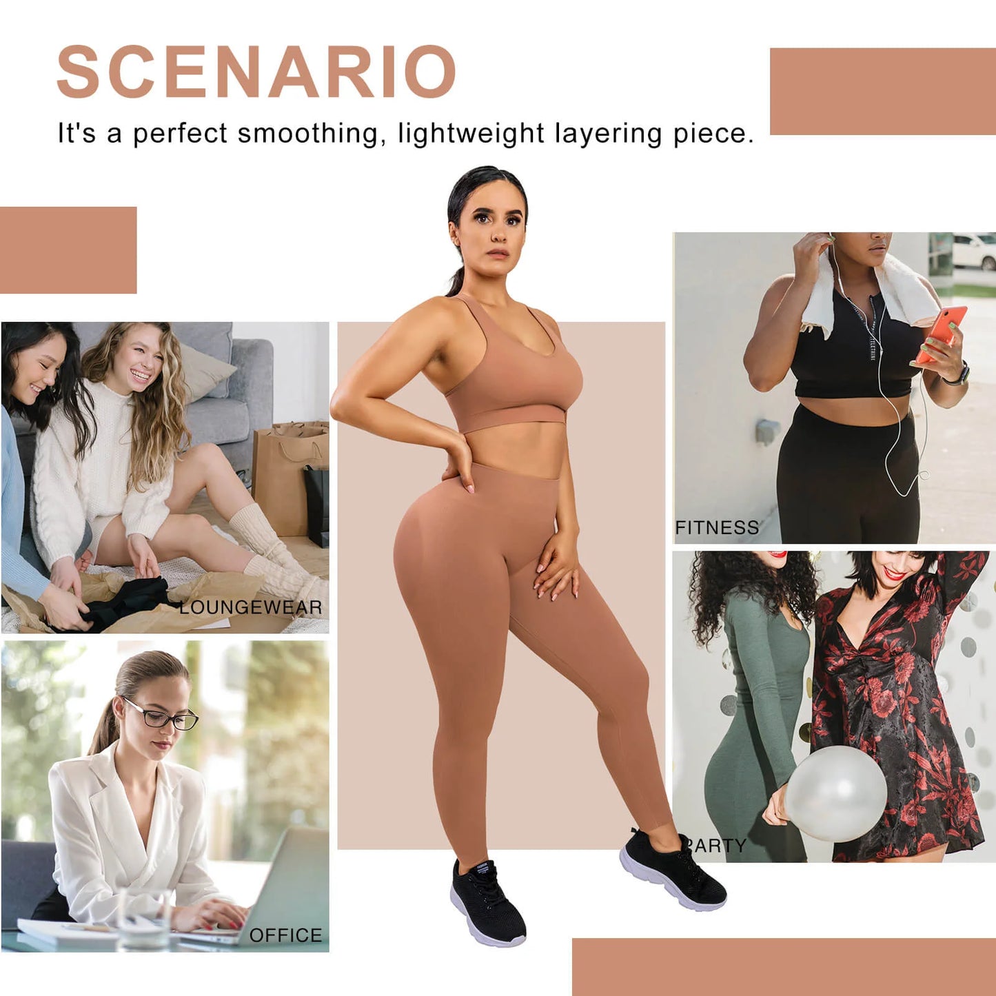 Butt Lifting Tummy Control Sexy Seamless Sportswear