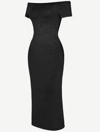 Off Shoulder Body Con Shapewear Dress