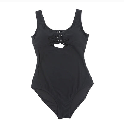 One-Piece Shapewear Swimsuit With Cut-out Design