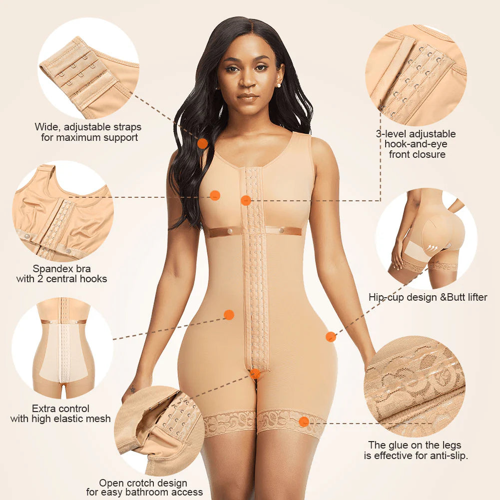 Shapewear Post-surgical Tummy Control Body Shaper Butt Lifter