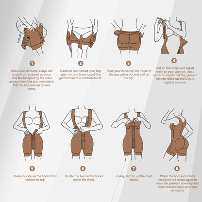 Shapewear Post-surgical Tummy Control Body Shaper Butt Lifter