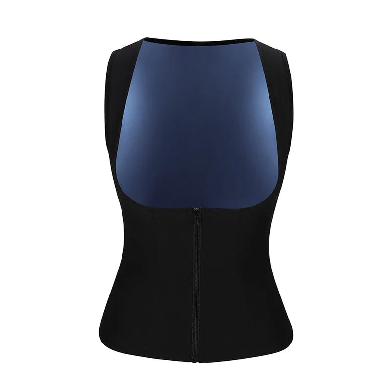 Sauna Vest With Zipper