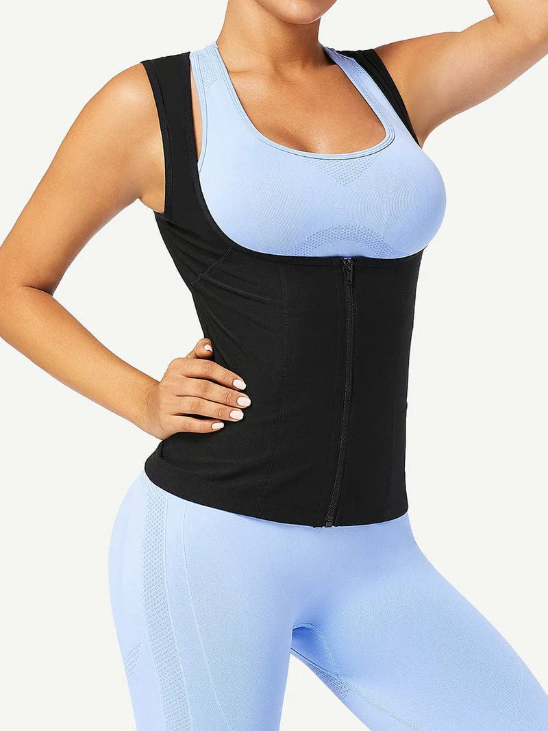 Sauna Vest With Zipper