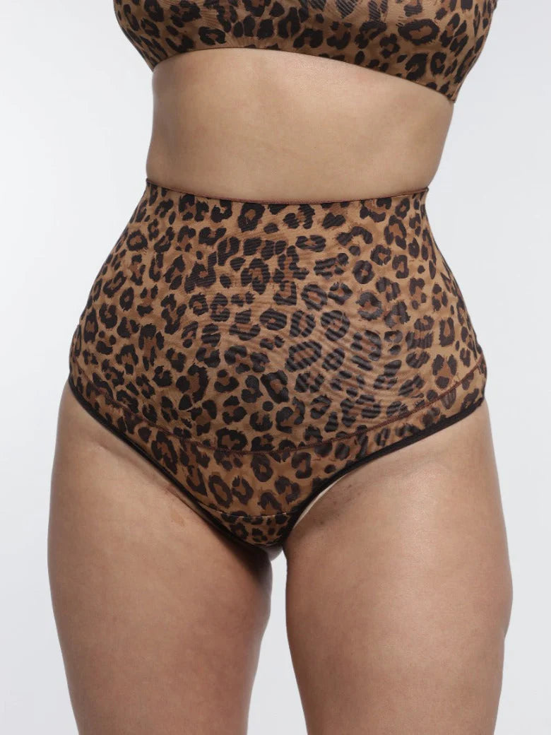 High Waist Tummy Control Thong Shapewear Panties