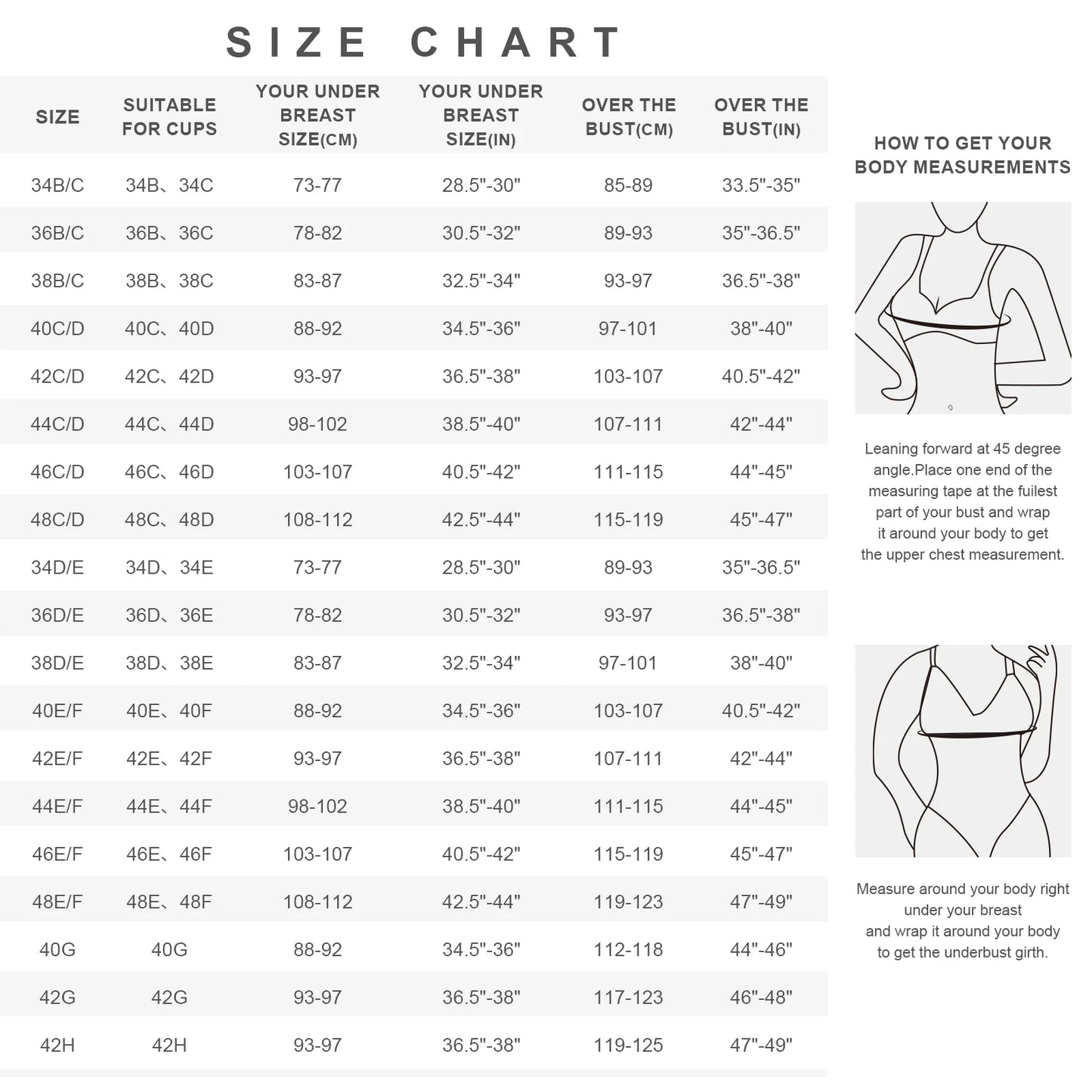 One-piece Underwire Compression Push-up Bra