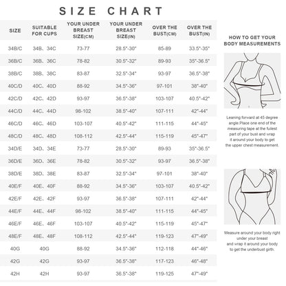 One-piece Underwire Compression Push-up Bra
