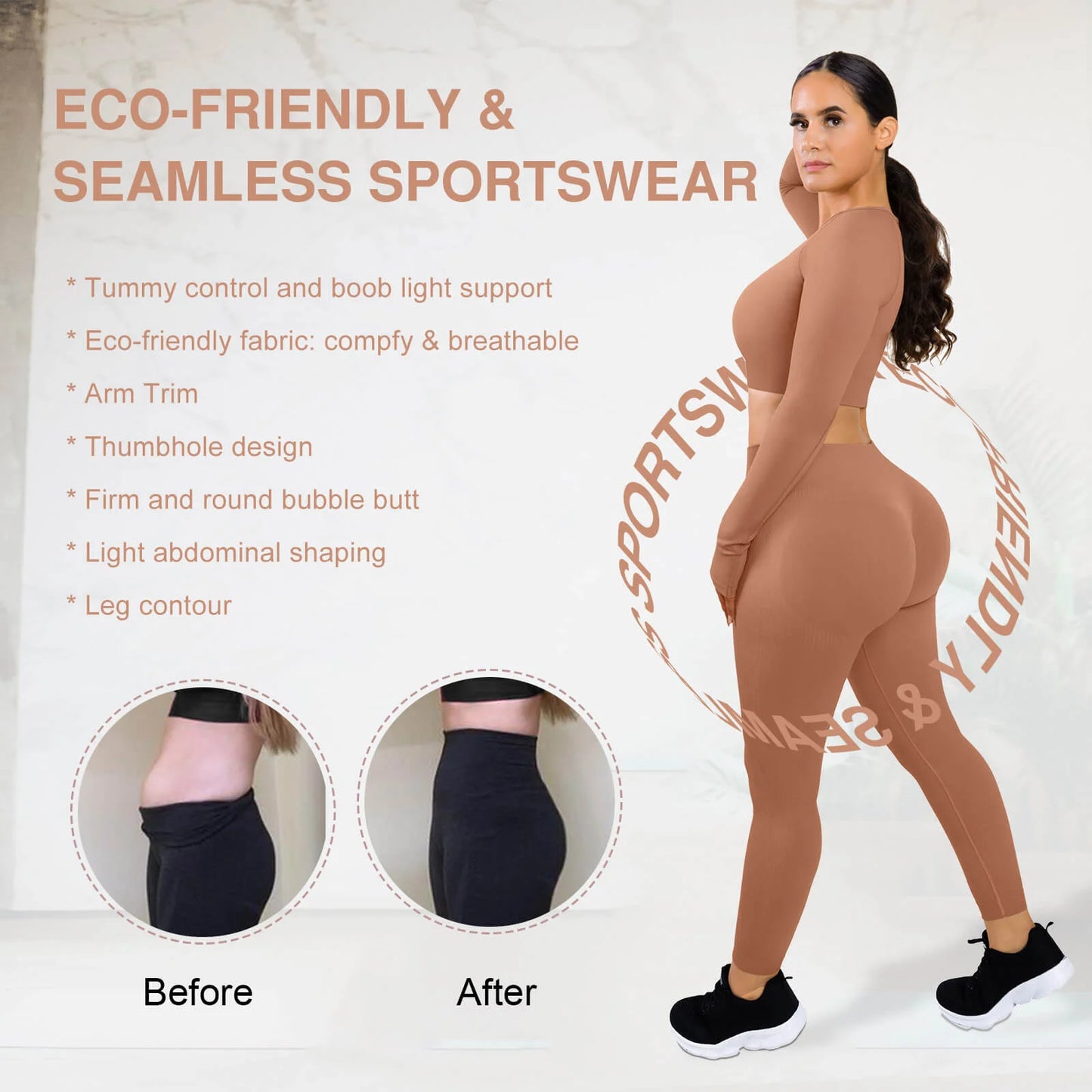 Seamless Sportswear 3D Printing Thumbhole Design