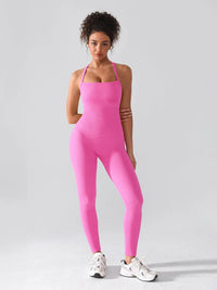 Seamless Sports Shaping 2 in 1 Waist and Tummy Control Bra-free Jumpsuit