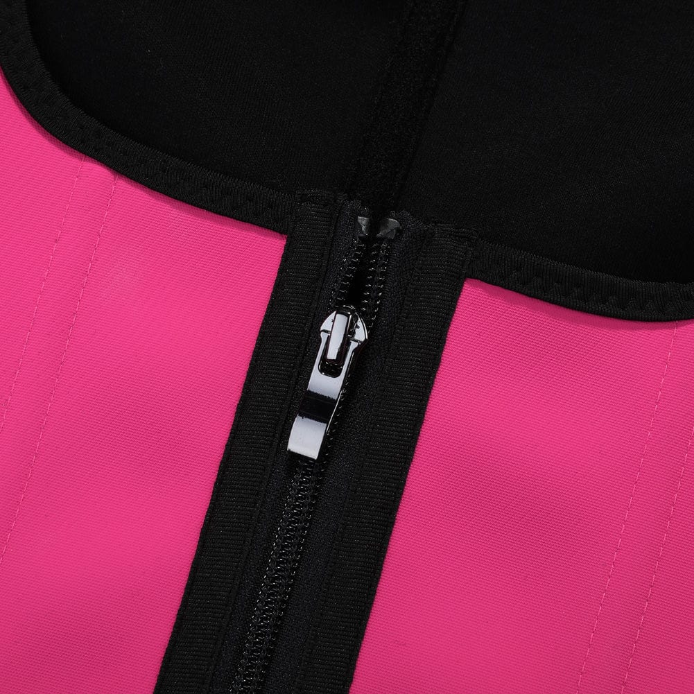 High-Compression Double-Belt Latex Vest Waist Trainer