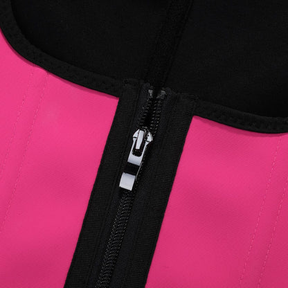 High-Compression Double-Belt Latex Vest Waist Trainer