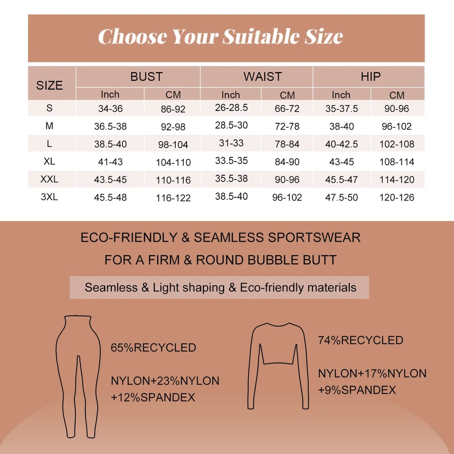 Nylon Seamless V-Neck Biker Shorts Set