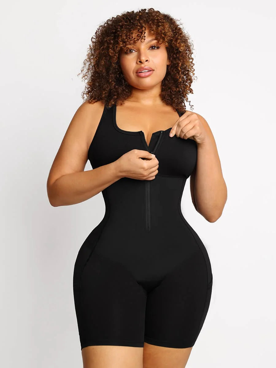 Stretch Athletic Bodyshaper with Side Pockets