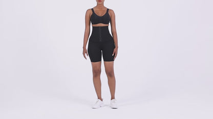 Neoprene High Waist Shorts Yoga Workout Fitness Shorts