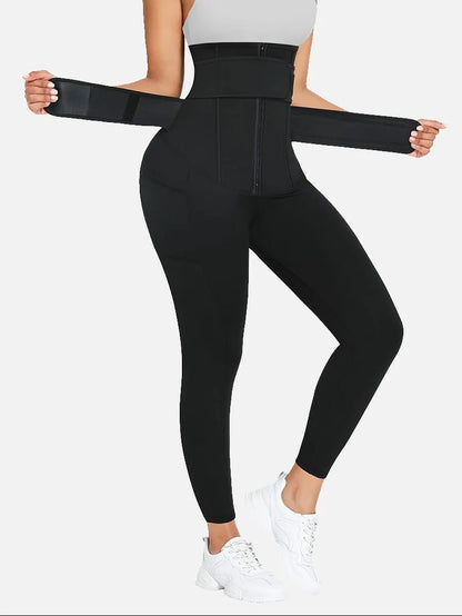 High-Waist Butt-Lifting Shaping Leggings with Pocket